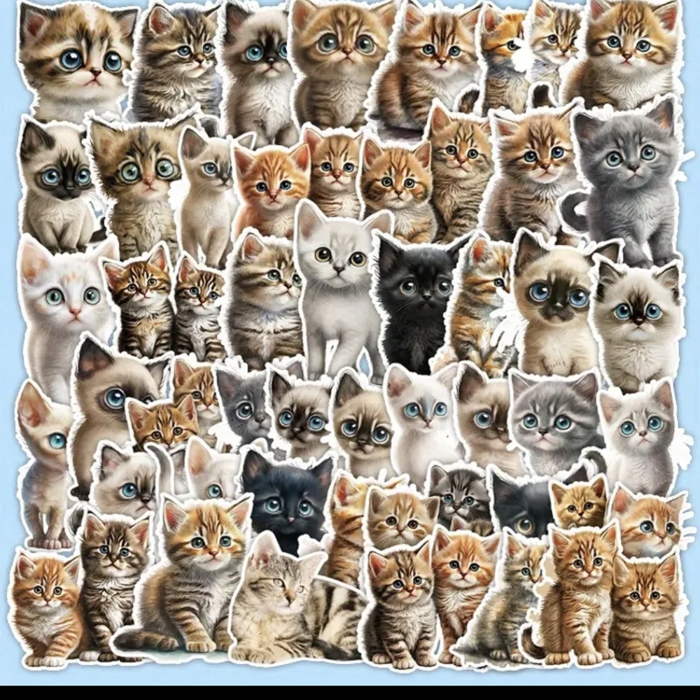Brown and Gray Cat with Unique Coat Patterns